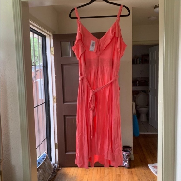 Torrid coral off shoulder Dress - Picture 5 of 5